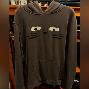 Glo-in-the-dark Cat-face Hoodie